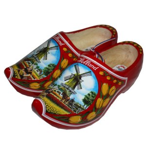 wooden-shoes-red-windmill